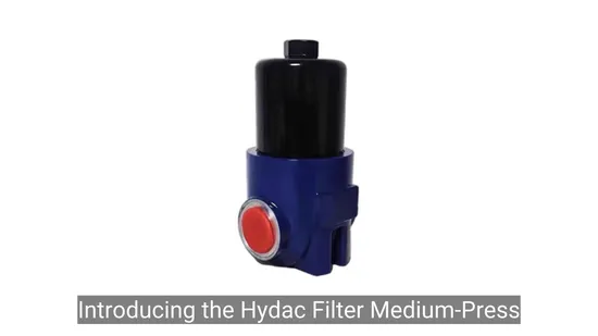 Hydac Filter High-Pressure Mono-Block Hydraulic Filter Hydraulic Oil Filter Air Filter High Pressure Filter Element Oil Filter Hydraulic Oil Suction Filter